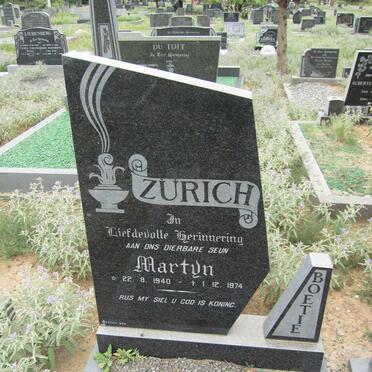 ZÜRICH Martyn 1940-1974