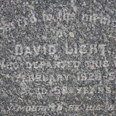 LIGHT David -1920