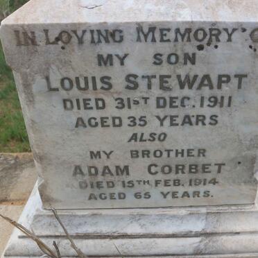 CORBET Adam -1914 :: STEWART Louis -1911