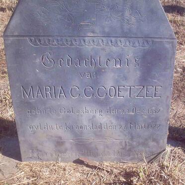 COETZEE Maria C.C. 1857-1877