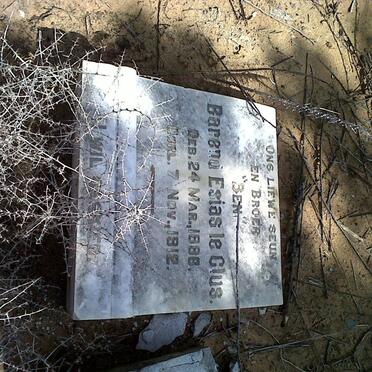 CLUS Barend Esias, le 1886-1912