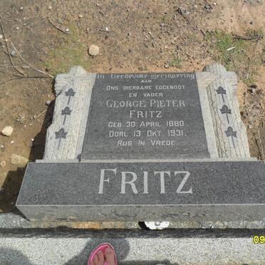 FRITZ George Pieter 1880-1931