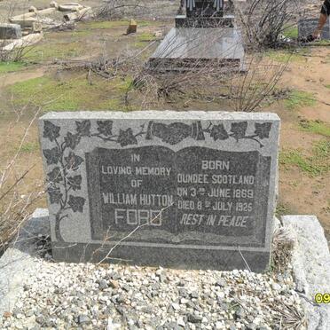 FORD William Hutton 1869-1925