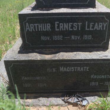 LEARY Arthur Ernest 1862-1919