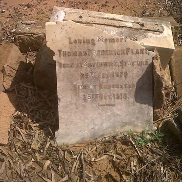 PLANT Thomas Frederick 1879-1918