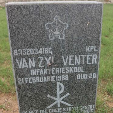 VENTER Van Zyl -1988