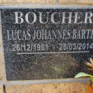 BOUCHER Lucas Johannes Bartel 1961-2014
