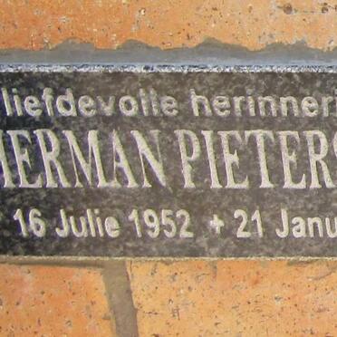 PIETERS Herman B. 1952-2019