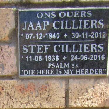 CILLIERS Jaap 1940-2012 &amp; Stef 1938-2016