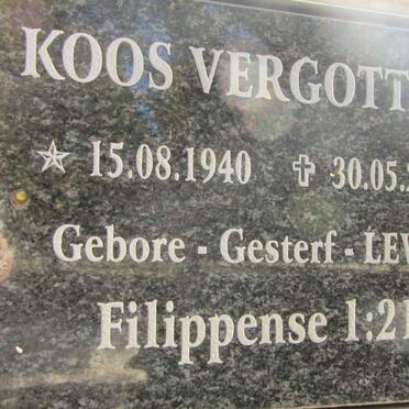 VERGOTTINI Koos 1940-2018