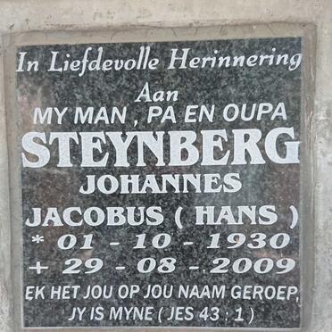 STEYNBERG Johannes Jacobus 1930-2009