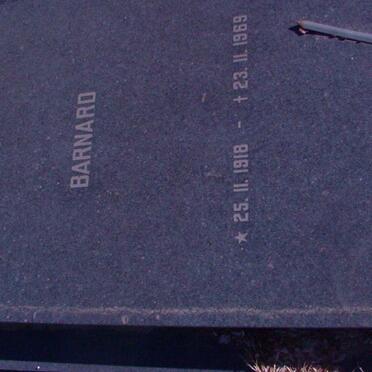 BARNARD ? Johannes 1918-1969 &amp; Susara Elizabeth KRUGER 1916-   