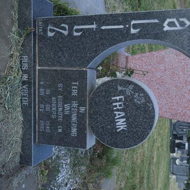 CALITZ Frank 1940-1995