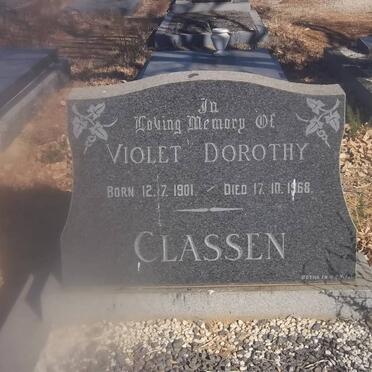CLASSEN Violet Dorothy 1901-1968
