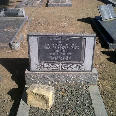 CROSSMAN Charles Kingsley 1906-1966