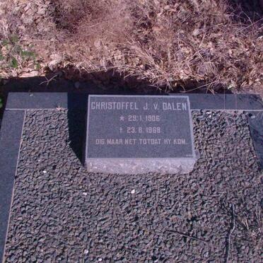 DALEN Christoffel J., van 1906-1968