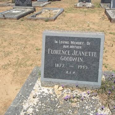 GOODWIN Florence Jeanette 1877-1955