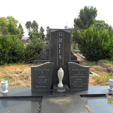 GREEN James 1899-19?7 &amp; Cornelia Dorothea Regina De WET 1899-19?3