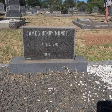 MUNDELL James Henry 1872-1961