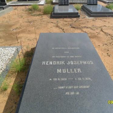 MULLER Hendrik Josephus 1928-1972