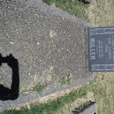 MULLER Elsie Elizabeth Fourie 1891-1954