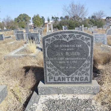 PLANTENGA Jan Hendrik 1884-1962