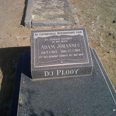 PLOOY Adam Johannes, du 1923-1964