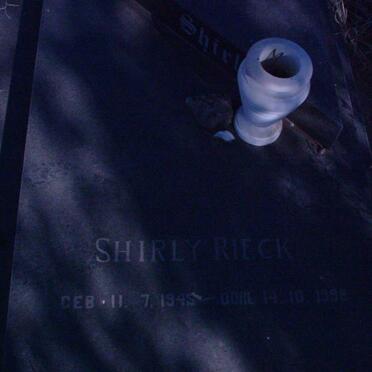 RIECK Shirly 1945-1998