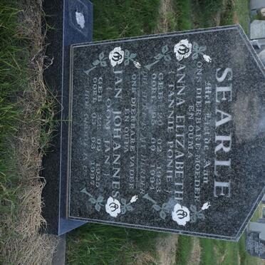 SEARLE Jan Johannes 1925-1997 &amp; Anna Elizabeth 1923-1994