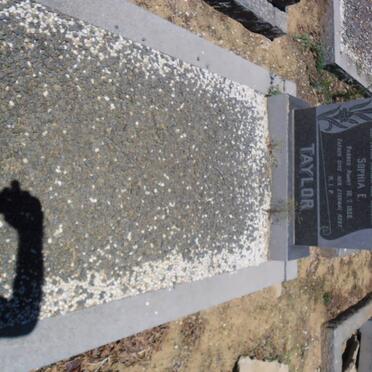 TAYLOR Sophia E. -195?