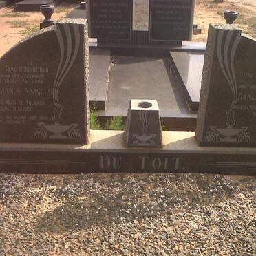 TOIT Stephanus Andries, du 1873-1961 &amp; Danelia Johanna R. LE ROUX 1886-1964