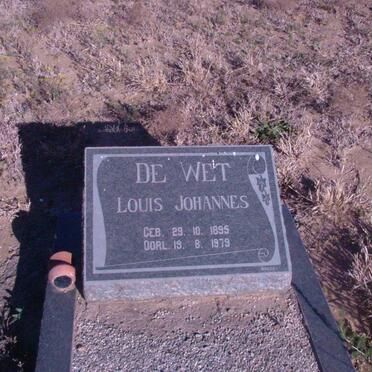 WET Louis Johannes, de 1895-1979