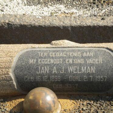 WELMAN A.J. 1899-1957