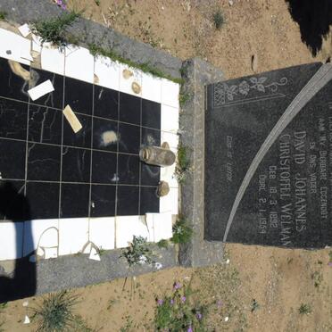 WELMAN David Johannes Christoffel 1892-1954