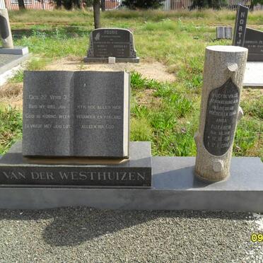 WESTHUIZEN Anna Elizabeth, van der 1916-2004