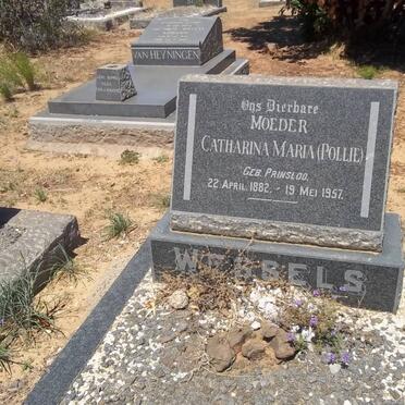WESSELS Catharina Maria nee PRINSLOO 1882-1957