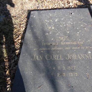 WESTHUIZEN Jan Carel Johannes, van der 1927-1979     