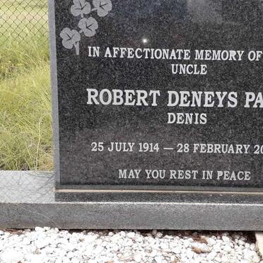 PAUL Robert Deneys 1914-2009