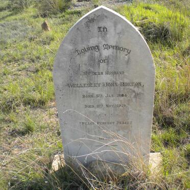 BUXTON Wellesley John 1884-1919