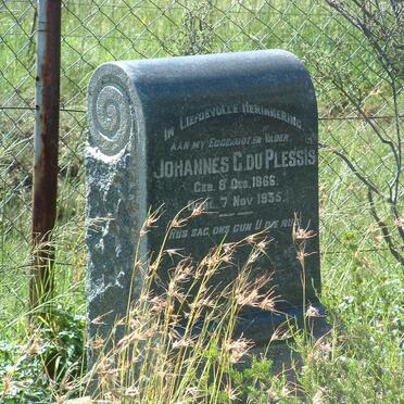 Free State, LADYBRAND district, Diepgezicht 54, farm cemetery