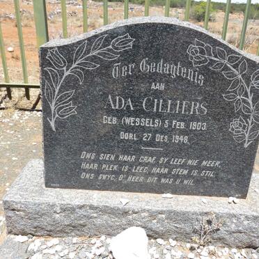 CILLIERS Ada nee WESSELS 1903-1948