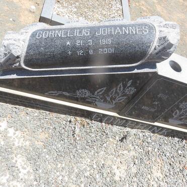 COMBRINK Cornelius Johannes 1919-2001 &amp; Rosella Elizabeth VORSTER 1908-1987 