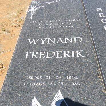 GROBBELAAR Wynand Frederik 1916-1986 &amp; Maria Magdalena 1923-2012