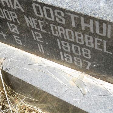 OOSTHUIZEN Anna Sophia formerly VAN SCHOOR nee GROBBELAAR 1908-1997