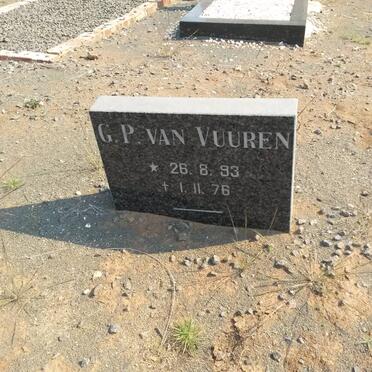 VUUREN G.P., van 1893-1976