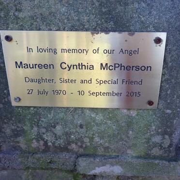 McPHERSON Maureen Cynthia 1970-2015