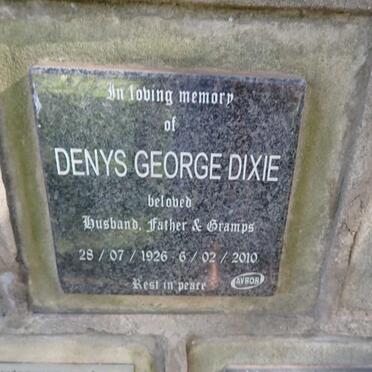 DIXIE Denys George 1926-2010