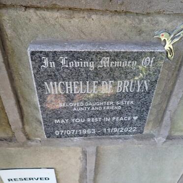BRUYN Michelle, de 1963-2022