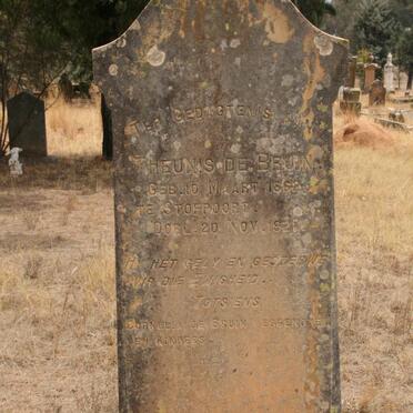 BRUIN Theunis, de 1852-1921