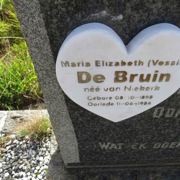 BRUIN Maria Elizabeth, de nee VAN NIEKERK 1898-1984